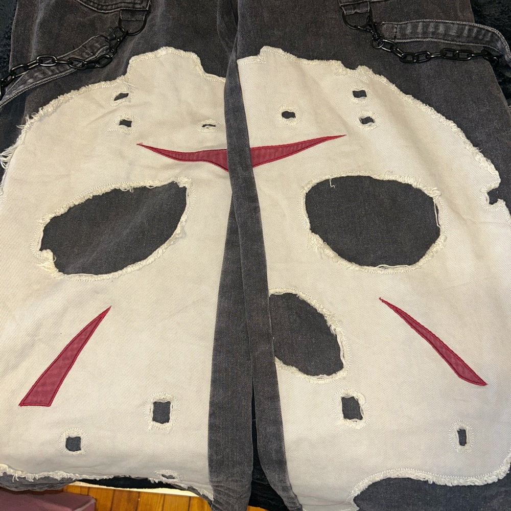 Dollskill Friday the 13th horror jeans size xl